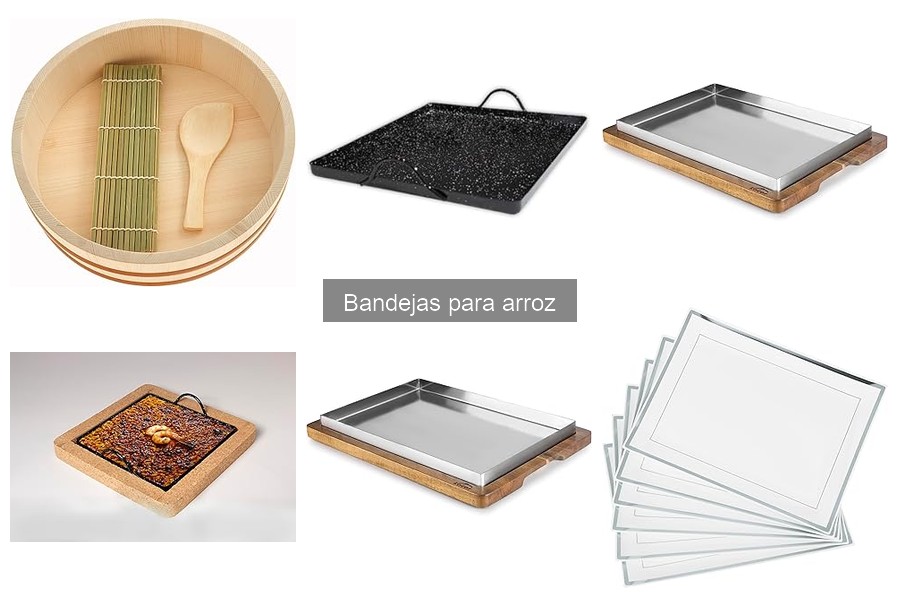 Guía para elegir la bandeja para arroz ideal