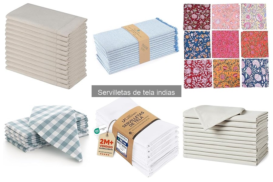 Ideas Creativas para Decorar con Servilletas de Tela Indias
