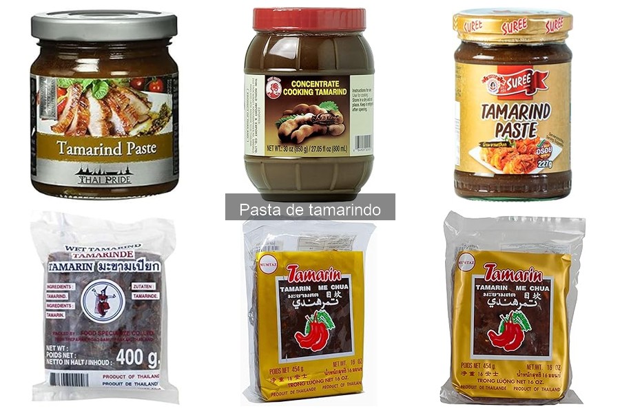 Información nutricional de la pasta de tamarindo