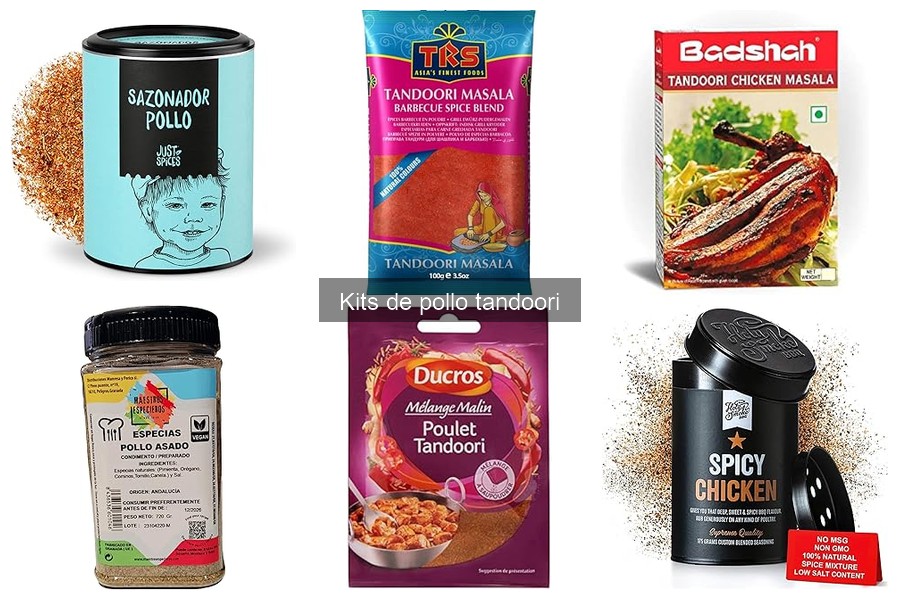 Ingredientes Clave de los Kits de Pollo Tandoori