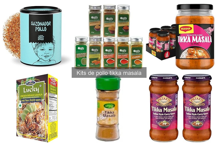 Ingredientes para hacer pollo tikka masala desde cero