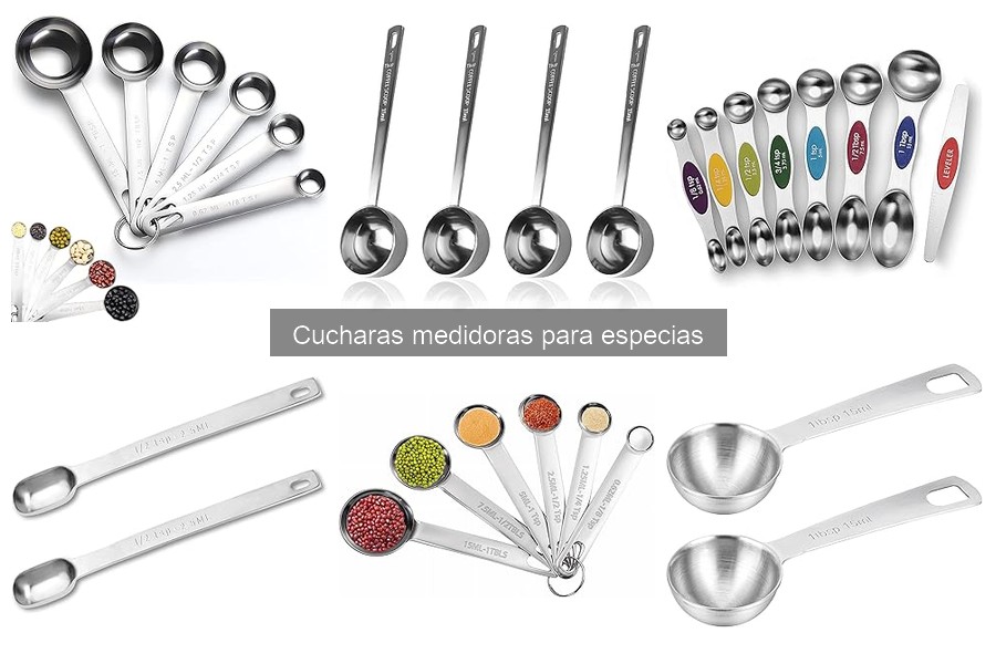 Las cucharas medidoras más versátiles para especias