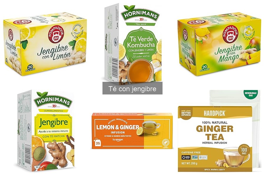 Las mejores marcas de té con jengibre comparativa