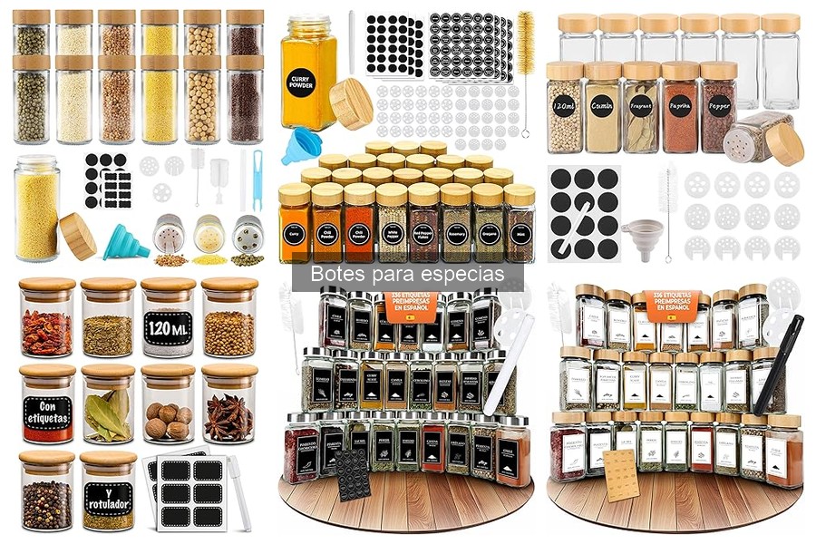 Las Mejores Ofertas de Botes para Especias Online