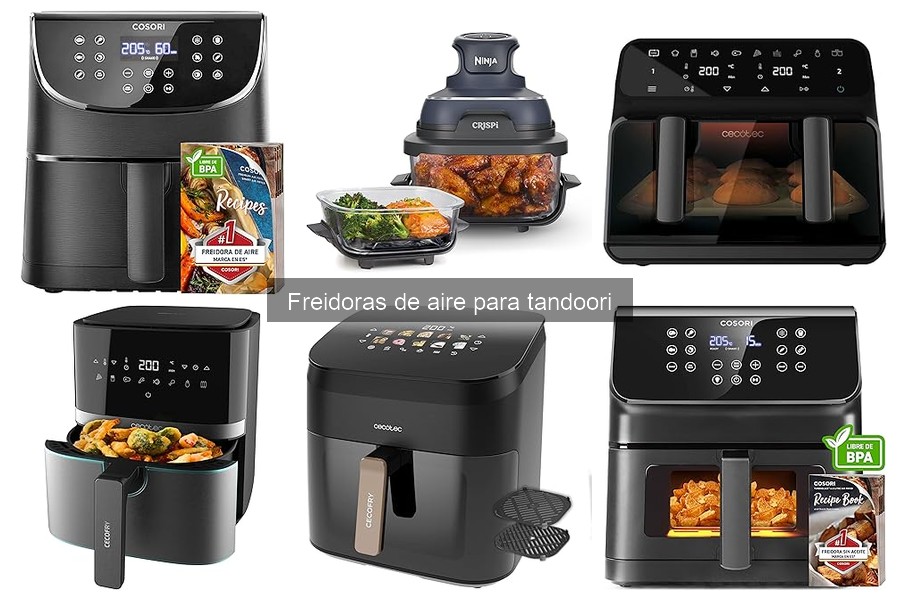 Las mejores recetas para freidora de aire tandoori