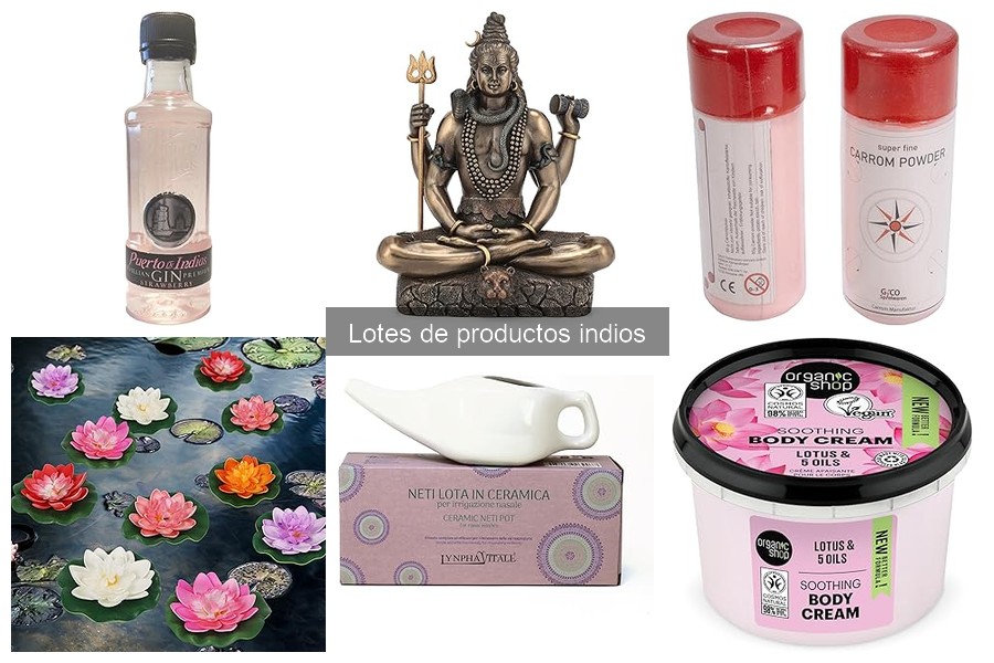 Lotes de productos indios ideales para regalar