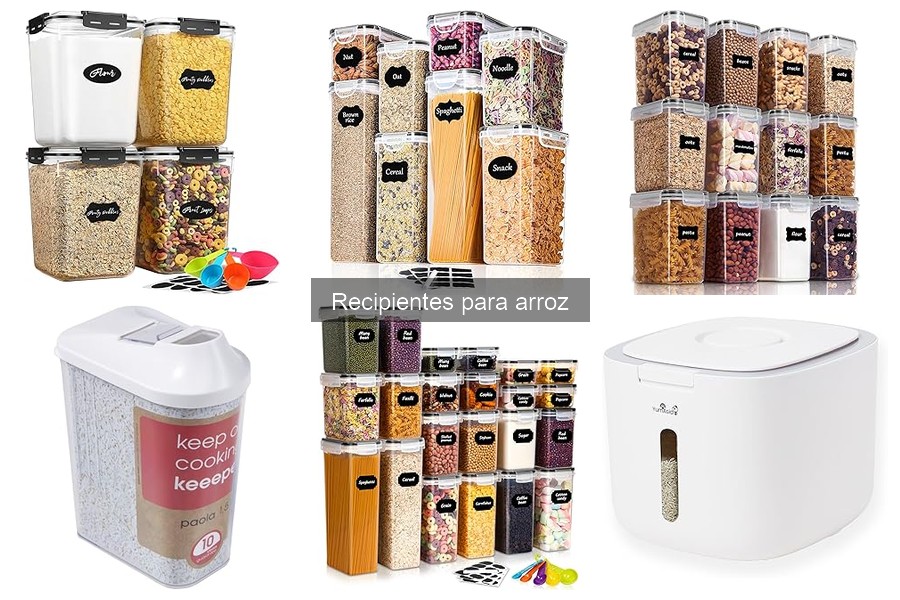 Mantenimiento y limpieza de recipientes para arroz