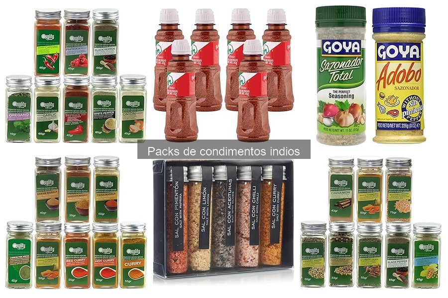 Mejora tu cocina con packs de condimentos indios
