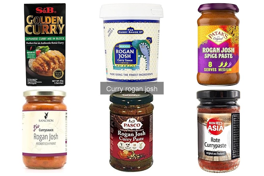 Mejores acompañamientos para curry rogan josh en casa