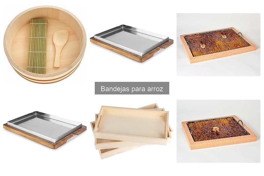 Mejores bandejas para arroz: guía de compra y comparativa