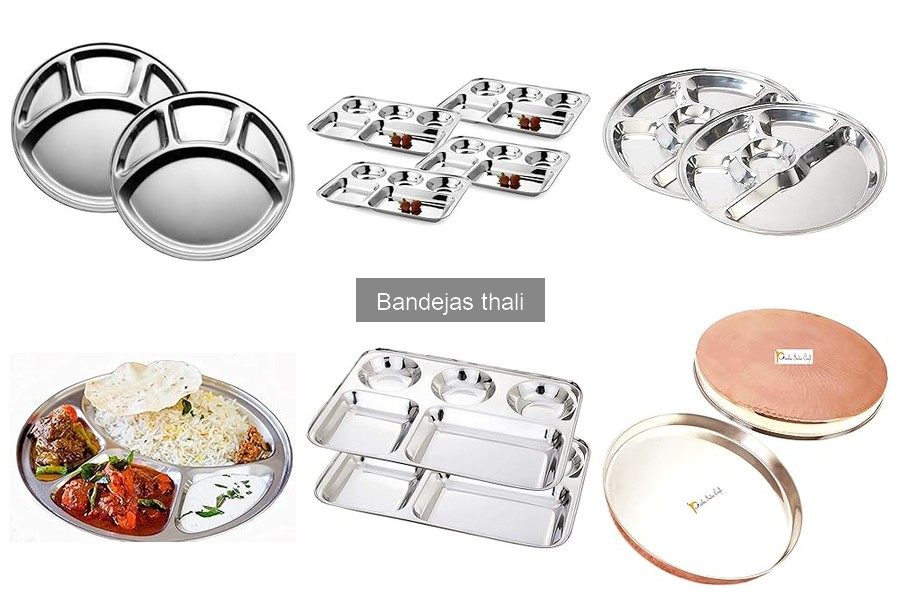 Mejores bandejas thali para uso diario: comparativa y precios