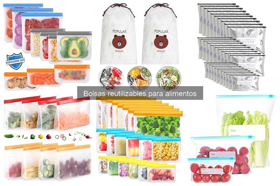 Mejores bolsas reutilizables para alimentos en 2023