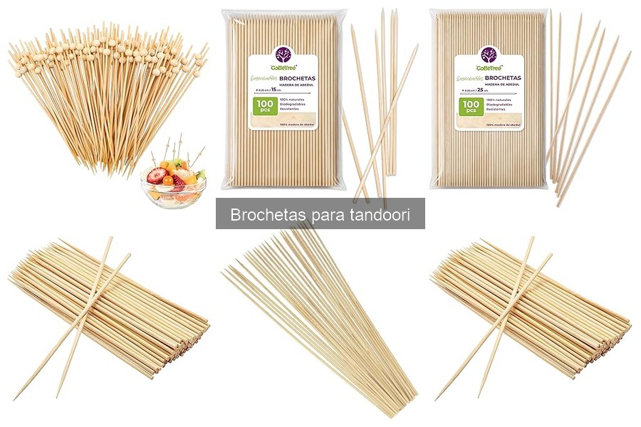 Mejores brochetas para pollo tandoori: Comparativa 2023