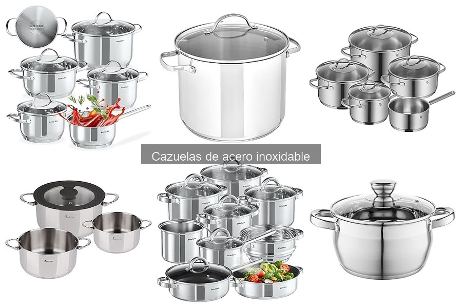 Mejores cazuelas de acero inoxidable para currys
