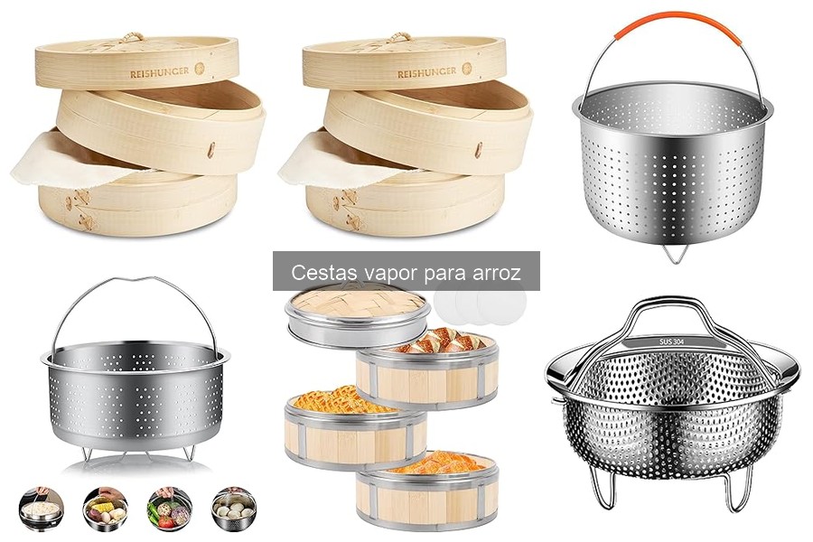 Mejores cestas vapor para arroz según expertos en cocina
