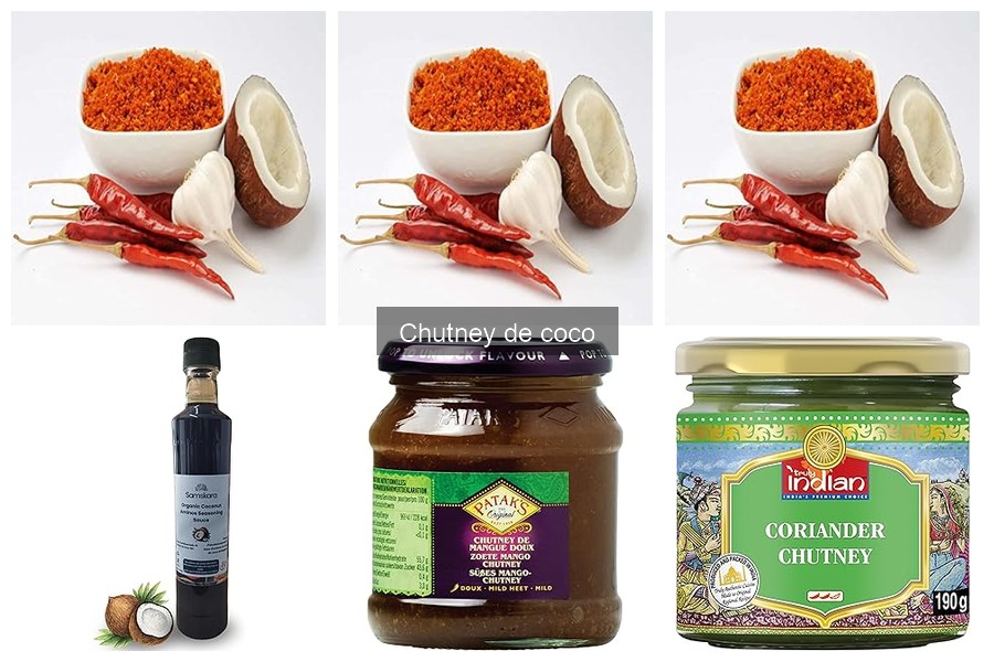 Mejores chutneys de coco para acompañar currys