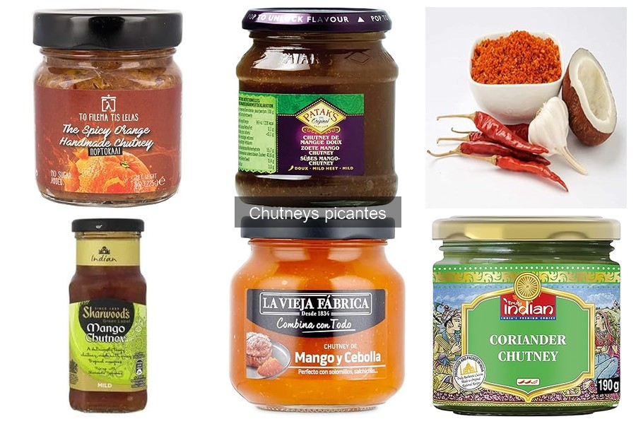 Mejores chutneys picantes para acompañar currys en casa
