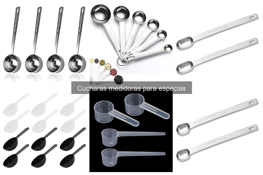 Mejores cucharas medidoras para especias en Amazon