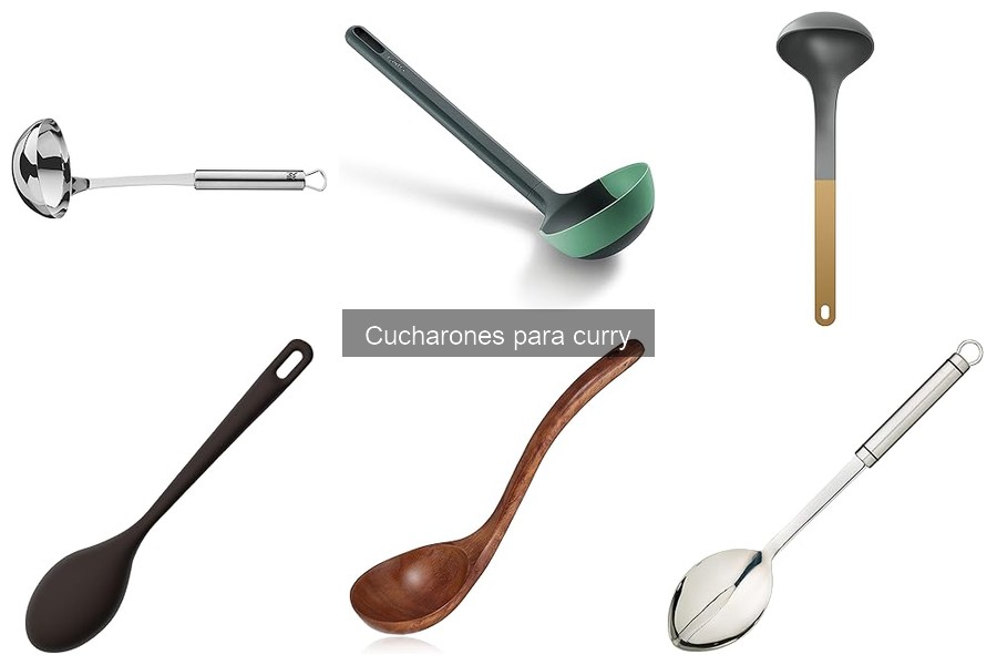 Mejores cucharones para curry: comparación de materiales
