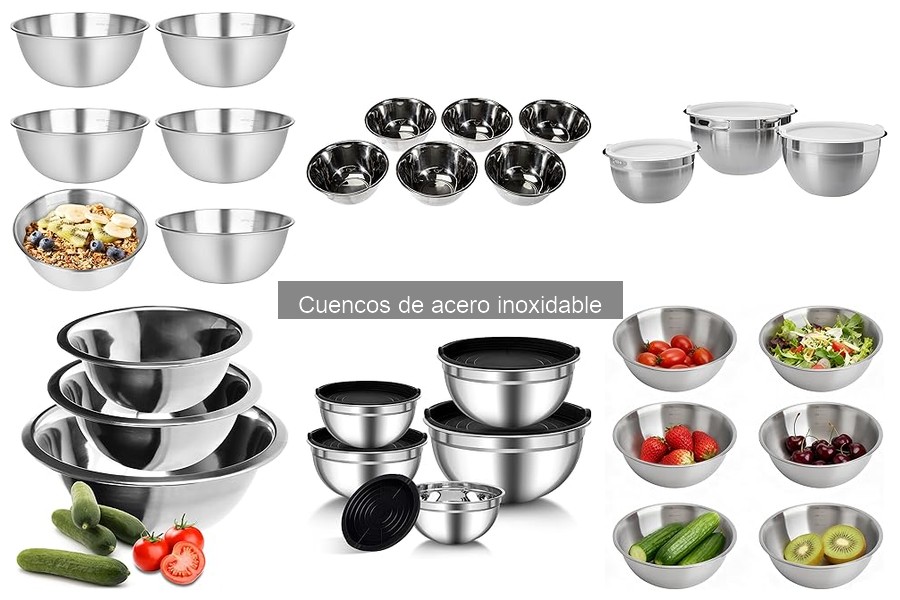 Mejores cuencos de acero inoxidable para cocinar y mezclar