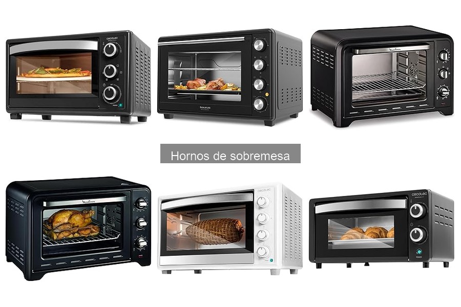 Mejores hornos de sobremesa para familias pequeñas