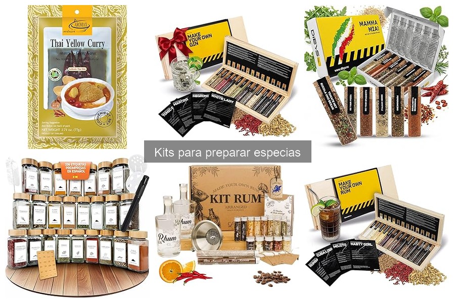 Mejores kits para preparar especias: dónde comprarlos