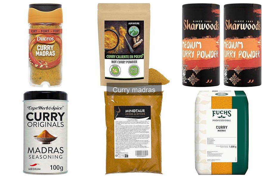 Mejores lugares para comprar curry Madras online