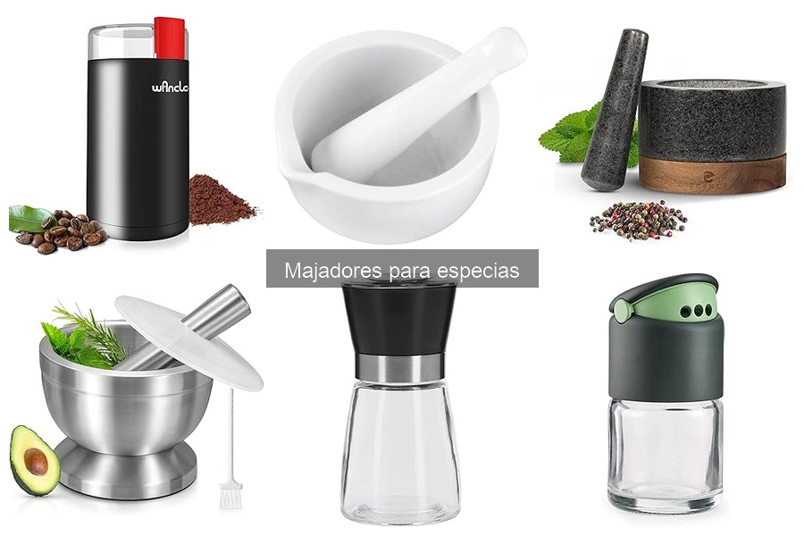 Mejores majadores para especias: materiales y diseños
