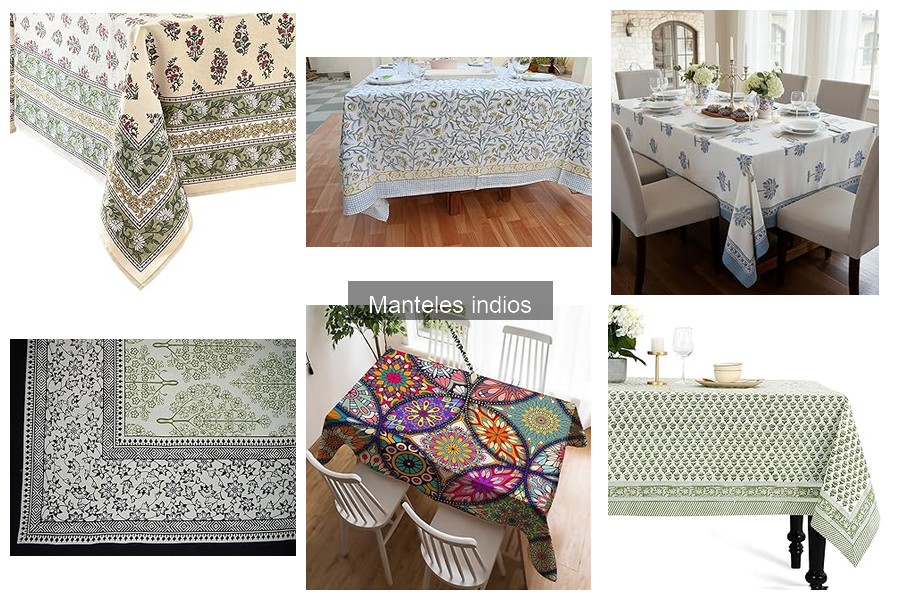 Mejores manteles indios para decorar tu mesa en casa