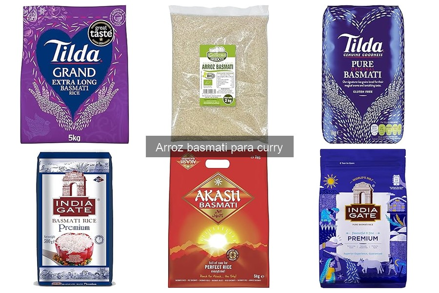 Mejores marcas de arroz basmati para curry en 2023
