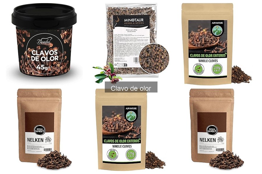Mejores marcas de clavo de olor para cocinar en casa