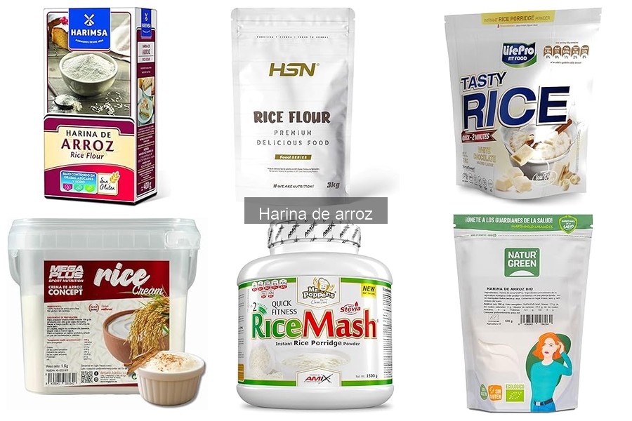 Mejores marcas de harina de arroz para recetas indias