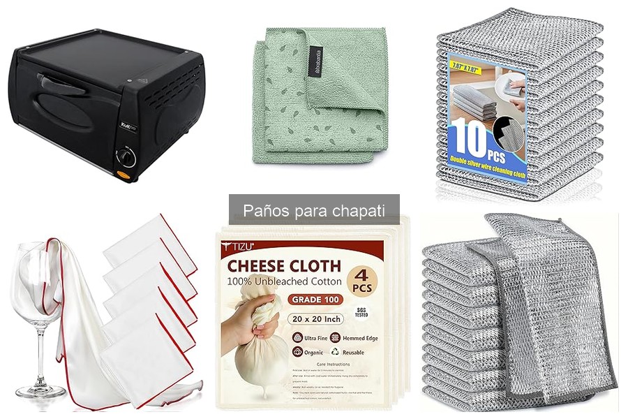 Mejores marcas de paños para chapati: comparativa y guía