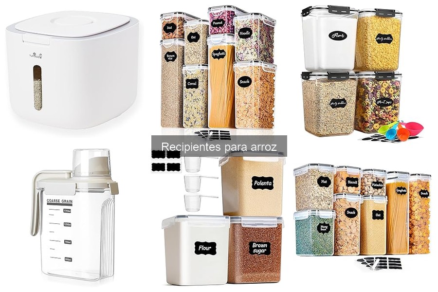 Mejores marcas de recipientes para arroz: comparativa 2023