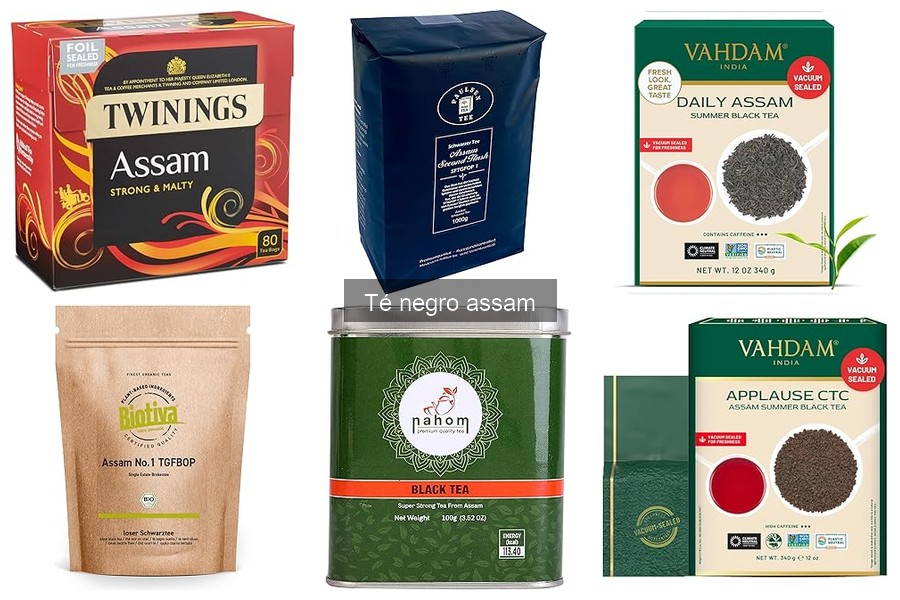 Mejores marcas de té negro Assam para disfrutar en casa
