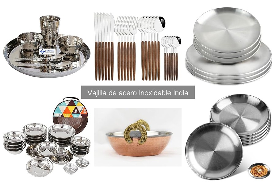 Mejores marcas de vajilla de acero inoxidable india 2023