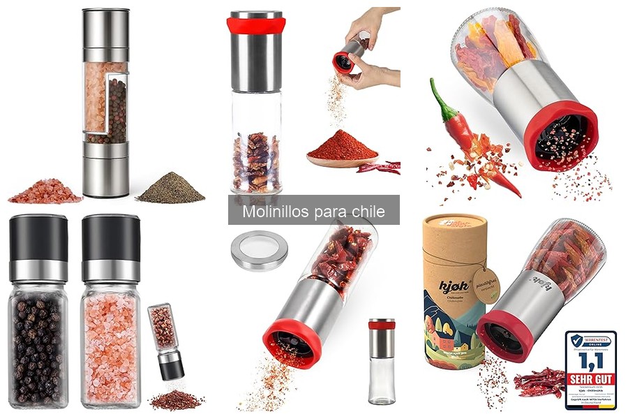 Mejores molinillos para chile en 2023: comparativa y opiniones