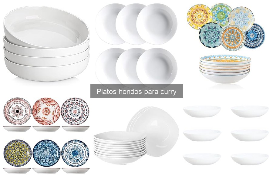 Mejores ofertas de platos hondos para curry en 2023