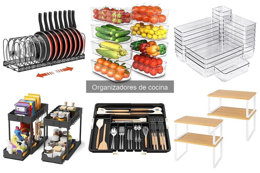 Mejores organizadores de cocina para casas pequeñas