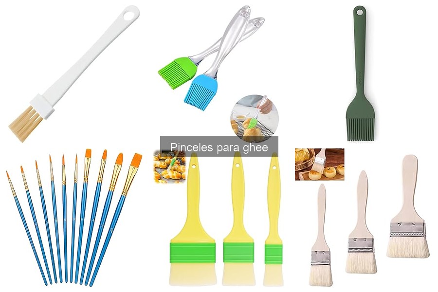 Mejores pinceles para ghee: tipos y características esenciales