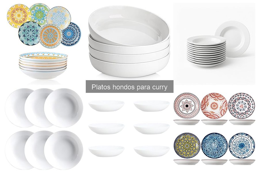Mejores platos hondos para curry: comparativa y precios