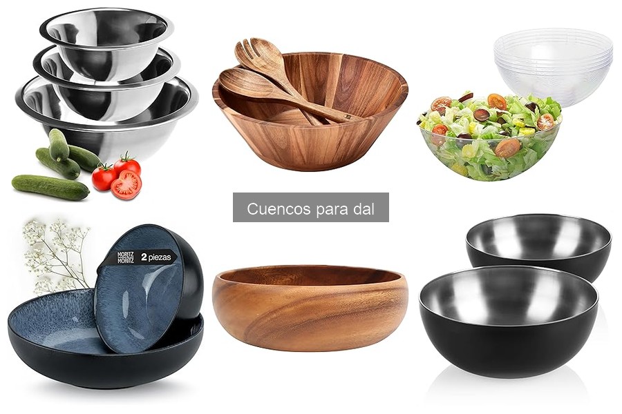 Mejores tamaños de cuencos para dal según porciones
