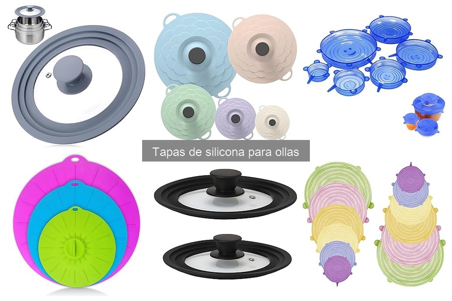 Mejores tapas de silicona para ollas grandes: comparativa 2023