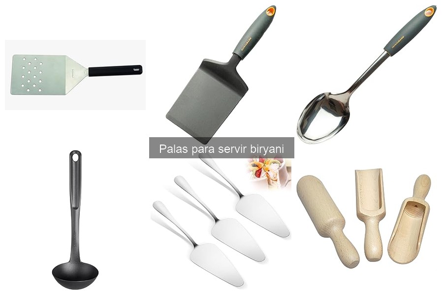 Mejores tiendas para comprar palas para servir biryani