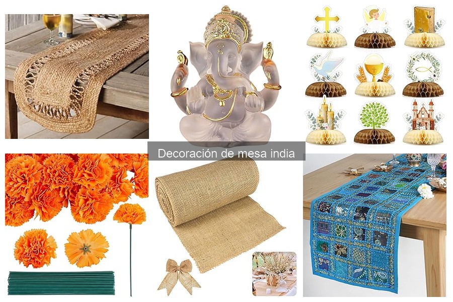 Mejores utensilios para decorar tu mesa al estilo indio