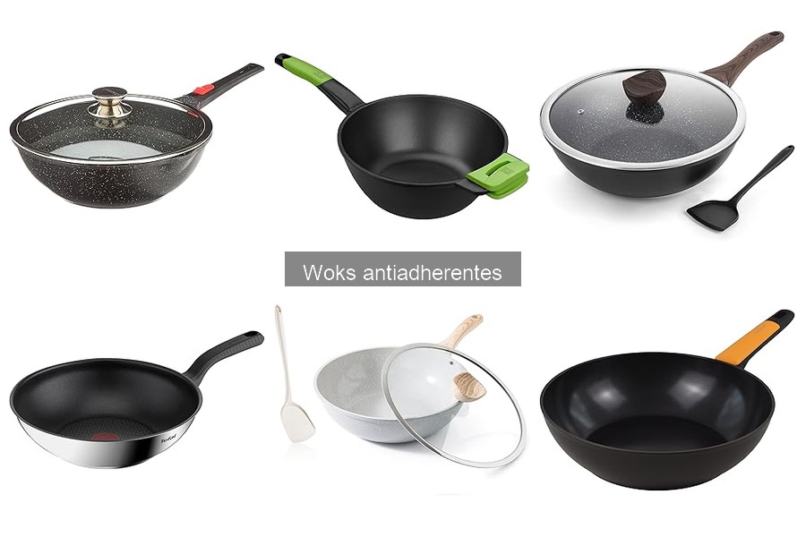 Mejores woks antiadherentes para cocina india en casa