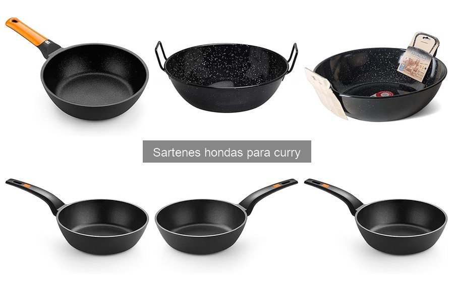 Ofertas y precios de sartenes hondas para curry