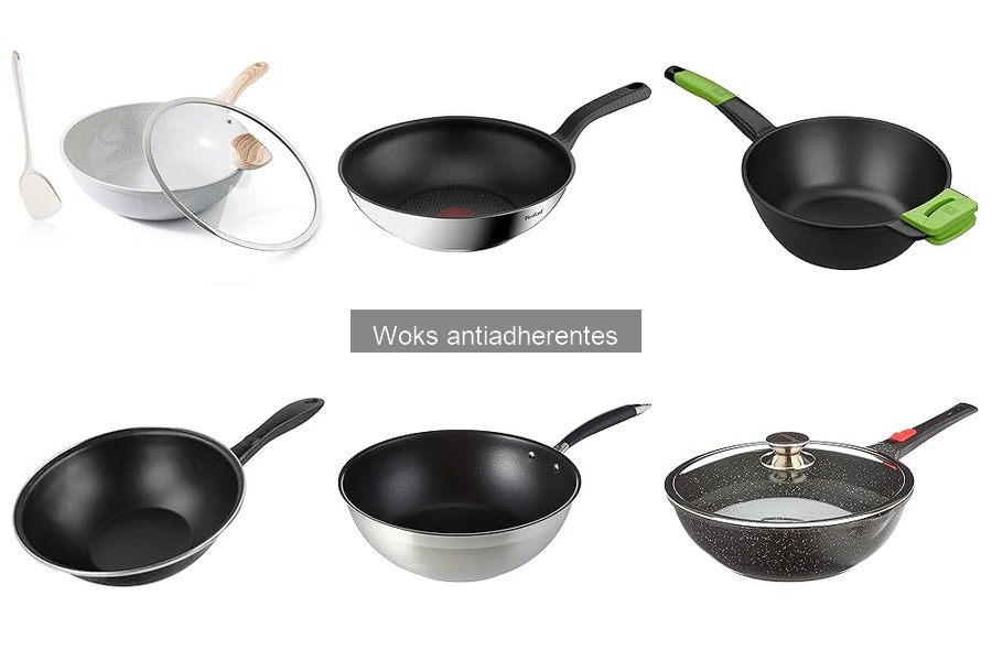 Ofertas y precios en woks antiadherentes para cocinar
