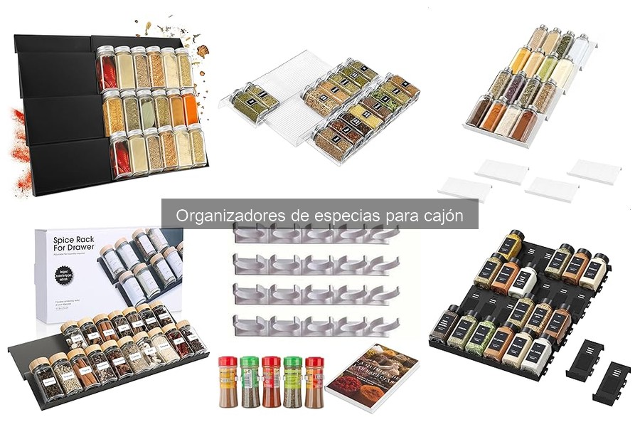 Organizadores de especias para cajón: Qué son y cómo elegirlos
