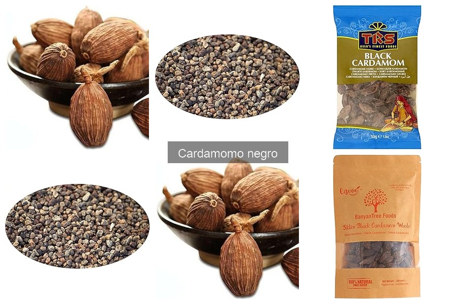 Platos típicos que llevan cardamomo negro en la cocina